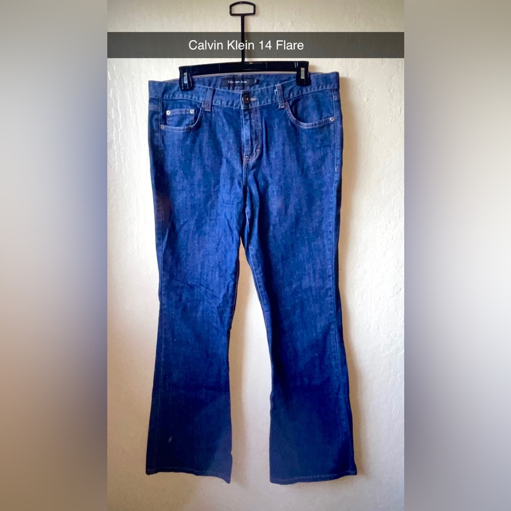 Calvin Klein flare jeans size 14